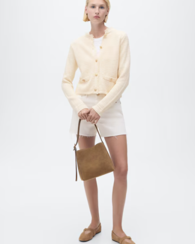 Zebra print knitted jumper