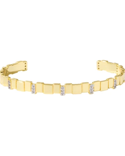 INÉS Multi Thin Bangle - Light Gold