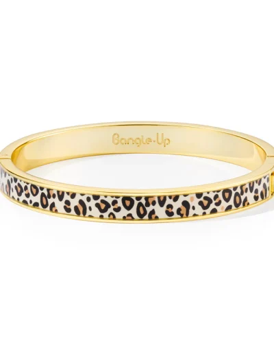 TINA Leopard Bracelet - Sand White