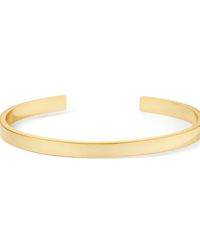 BANGLE Adjustable Classic Bangle - Light Gold