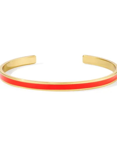 BANGLE Adjustable Classic Bangle - Tangerine Orange