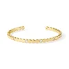 LUMI Adjustable Bangle - Light Gold and Zircons