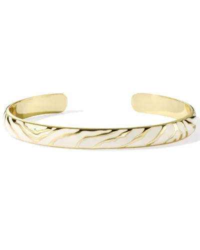 ZEBRA Adjustable Classic Bangle - Sand White